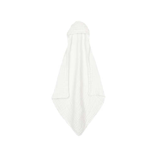 Infant Hooded Bath Towel - White