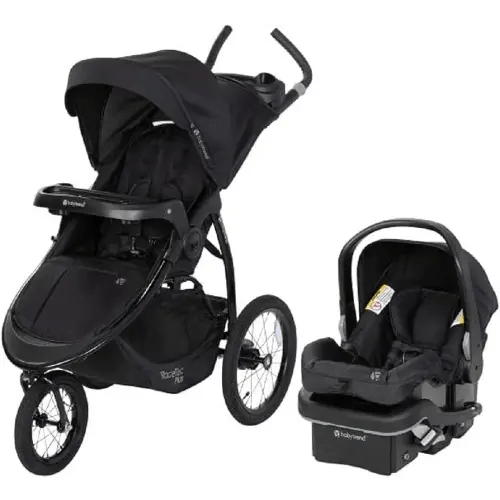 Baby Trend Expedition® Race Tec™ Plus Jogger Travel System with EZ-Lift™ Plus Infant Car Seat, Ultra Black