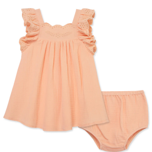 Peach Sundress with Panty (12M-24M)