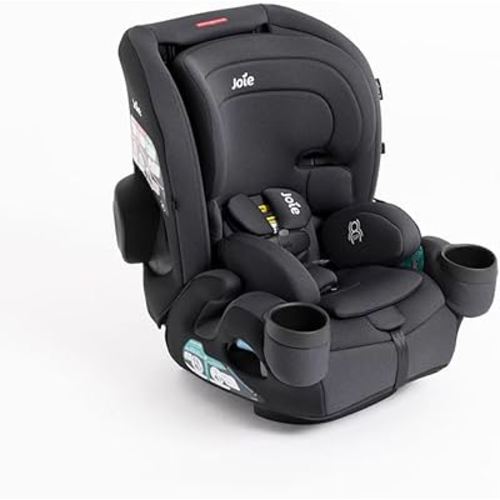 Saffron SI 4-in-1 Car Seat – Car Seat for Infants to Toddlers to Big Kids - 4 Modes, 10-Position No-Rethread Headrest & Harness (Shale)