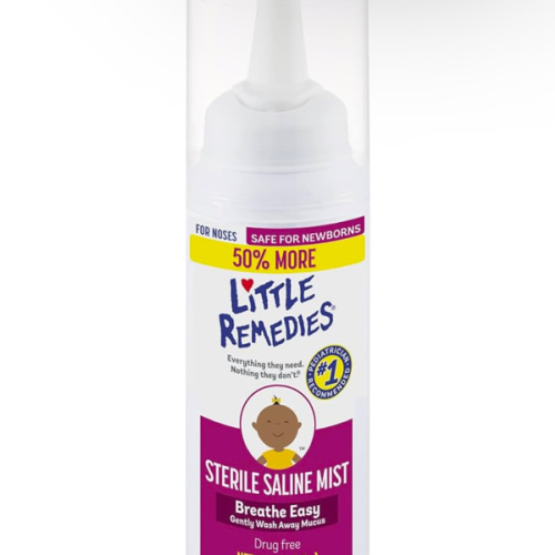 Little Remedies Sterile Saline Nasal Mist, Safe for Newborns, 3 oz