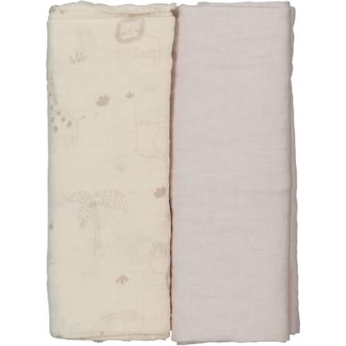 Grey Baby 2Pk 100 Cotton Muslin Wraps | Best&Less™ Online