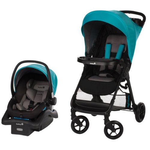 Safety 1st Smooth Ride Travel System with OnBoard 35 LT Infant Car Seat, Lake Blue