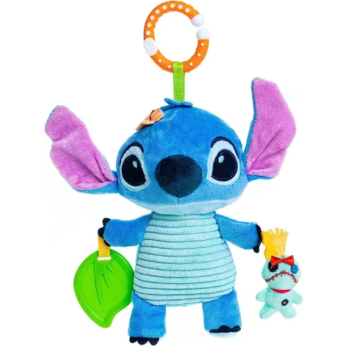 KIDS PREFERRED Disney Baby Lilo & Stitch - Stitch On The Go Activity Toy 12 Inches, Blue (KP79988)