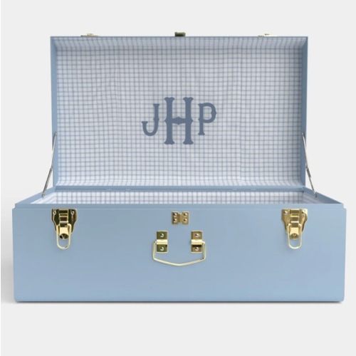 Grand Trunk - Light Blue - Picnic in Blue / Embroidery