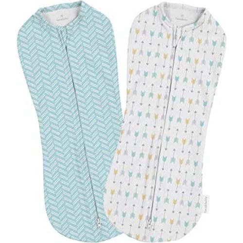 SwaddleMe Pod – Newborn Size, 0-2 Months, 2-Pack (Arrows )