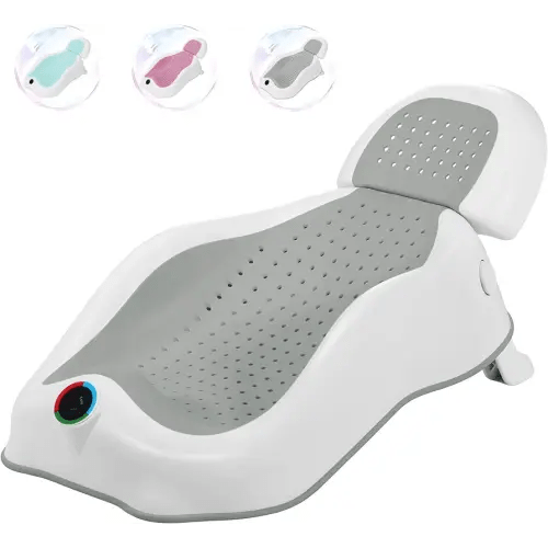 Baby Bath Support Newborn Bathtub with Thermometer,Foldable Baby Tubs for Newborns Baby Bathtub,Soft Sink Baby Bath Tub for Newborn Tub Infant Bathtub Baby Bather,Baby Tub Baby Bath