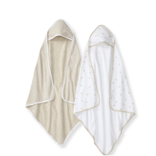 Golden Bee Organic Knit Terry Towels Set of 2
