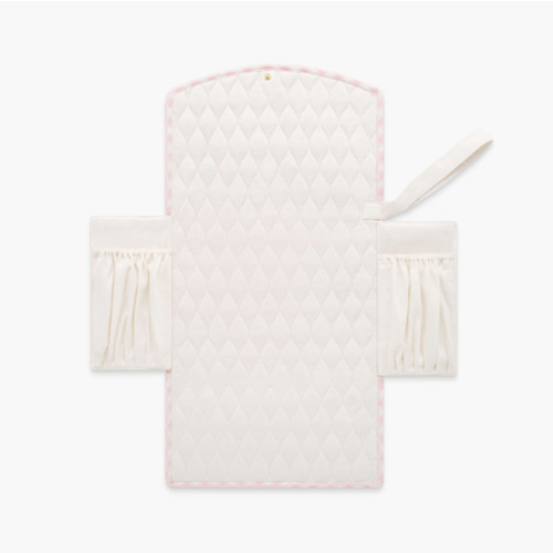 Portable Changing Pad - Pink Gingham