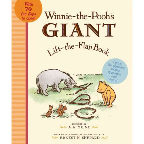 Winnie The Pooh's Giant Lift The-flap Book By A A Milne, (Board Book) | Indigo
