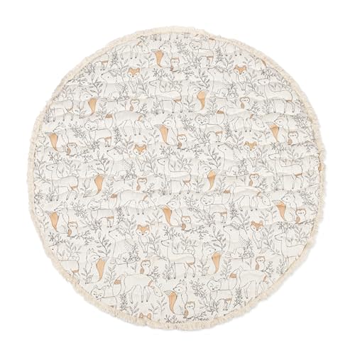 Crane Baby Activity Mat, Baby Play Mat for Boys and Girls, Woodland Animals, 40" x 40", Baby Must Haves, Infant Play Mat, Tummy Time Baby Floor Mat, Kids Play Mat, Tummy Time Mat, Tummy Time Toys
