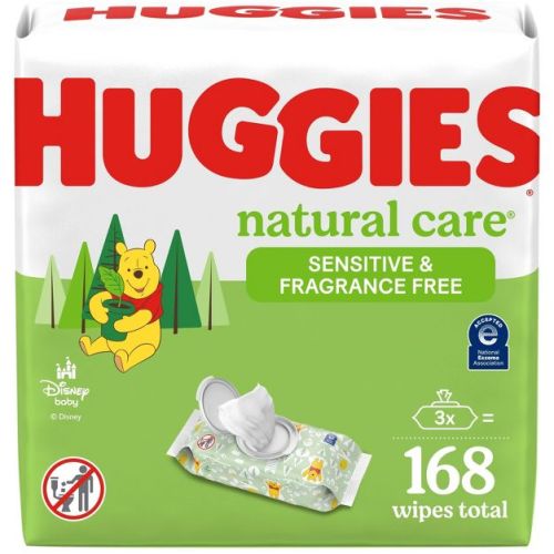 Huggies Natural Care Sensitive Unscented Baby Wipes - 168ct