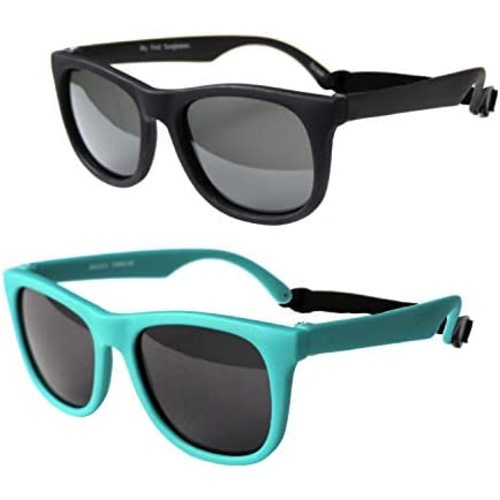 Vintage 2 Pack- Infant, Baby's First Sunglasses for Ages 0-1 Year