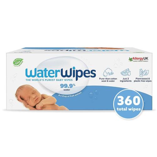 WaterWipes Biodegradable Wipes 6 x 60 Pack