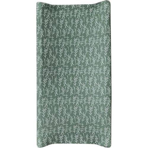 Baby Diaper Changing Pad Cover Cradle Mattress Sheets, Infant Stretchy Fabric Changing Table Cover Changing Mat Cover Baby Nursery Diaper Changing Pad Sheets (Green Sage)