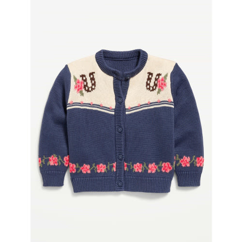 Western Cardigan Sweater for Toddler Girls