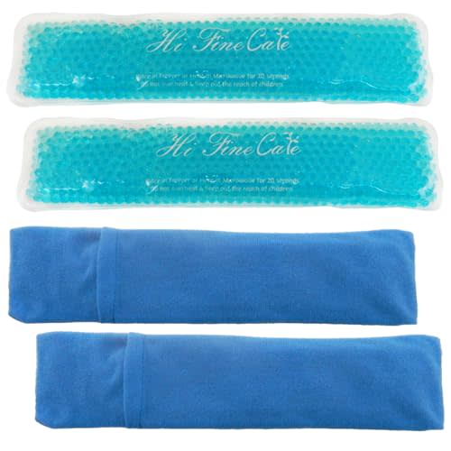 Perineal Cooling Pad, Postpartum Cold Packs Gel Bead Ice Pack Cold Therapy for Women After Pregnancy and Delivery, Gift for New Mom, 2 Ice Pack and 2 Cover (Blue)