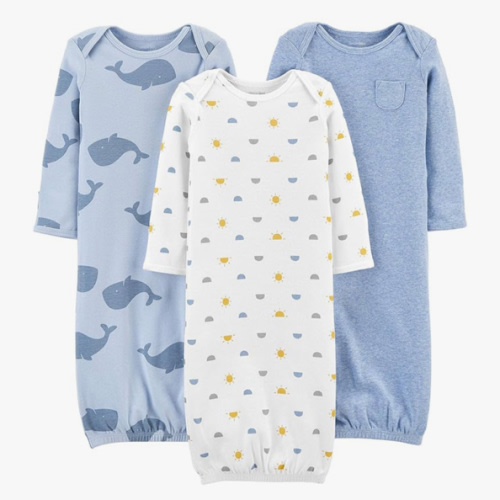Simple Joys by Carter's Baby Boys' Cotton Sleeper Gown, Pack of 3