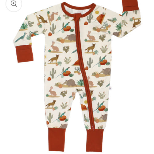 Desert Friends Western Bamboo Baby Pajama - Convertible Zippy Pajamas – Emerson and Friends