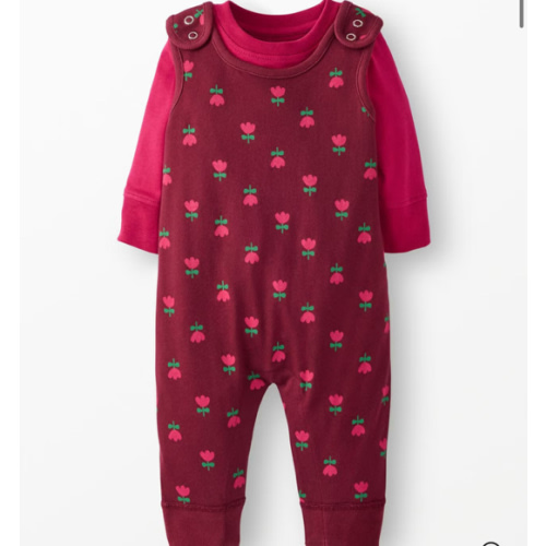 Baby Long Sleeve T-Shirt & Overalls Set