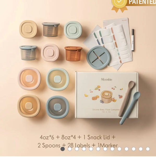 Silicone Baby Food Containers