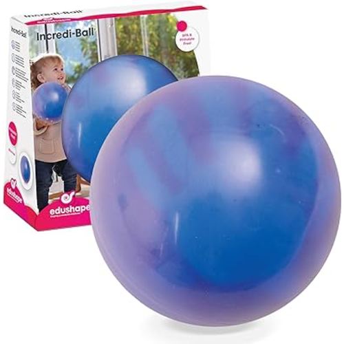 Edushape Incredi-Ball Change-A-Color Sensory Ball for Baby - 7" Color Changing Baby Ball That Helps Enhance Gross Motor Skills for Kids - Toddler Ball for Sensory Development