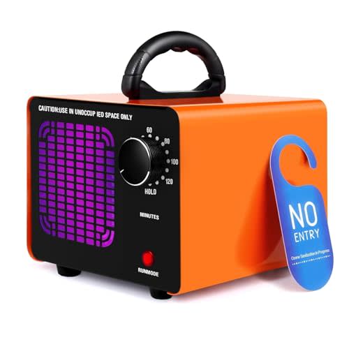 Ozone Generator 60,000mg/h, Ozone Machine Odor Removal Ozone Odor Eliminator Ozonator Air Ionizer Deodorizer for Home/Car/Smoke/Pet Odor