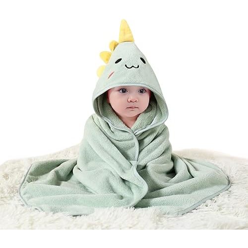 Hooded Baby Towel,80 x 80cm Baby Bath Towels with Hood,Ultra Soft Hooded Baby Towels for Newborn Babies Boys Girls,Animal Design Baby Bath Towel for Kids Newborn Baby Gift