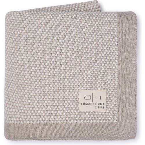 Domani Home Stipple Baby Blanket, Taupe
