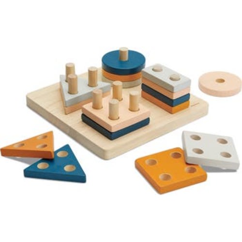 Geometric Sorting Board - Orchard