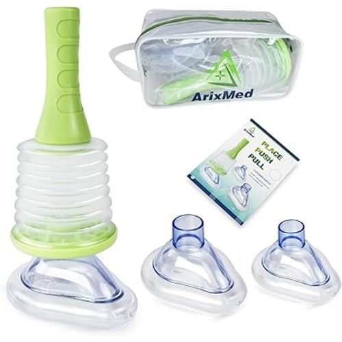 Choking Rescue Device, Portable Airway Suction Device for Children and Adults, First Aid Kit for Kids and Adults - Travel Kit