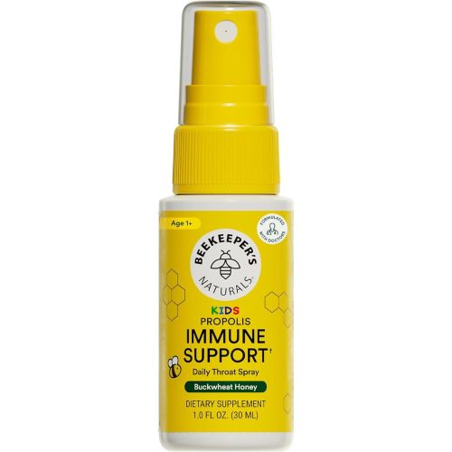 Beekeeper's Naturals Kids Propolis Immune Support Throat Spray, 1 oz