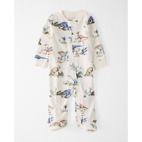 Baby Organic Cotton Sleep & Play Pajamas - Carter's: 6-9M