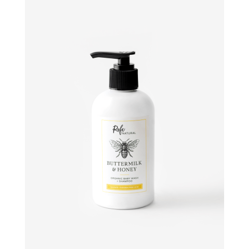 Organic Buttermilk & Honey Baby Wash + Shampoo