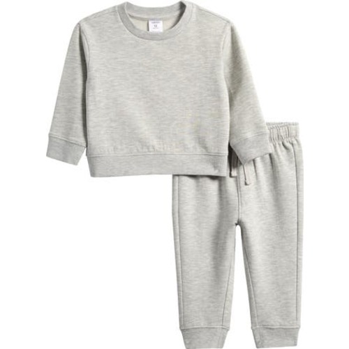 Core Fleece Sweatshirt & Joggers Set, 6M
