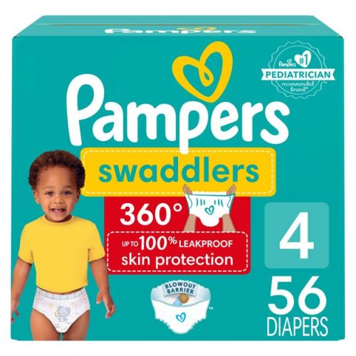 Pampers Swaddler 360 Disposable Baby Diapers - Size 4 - 104ct