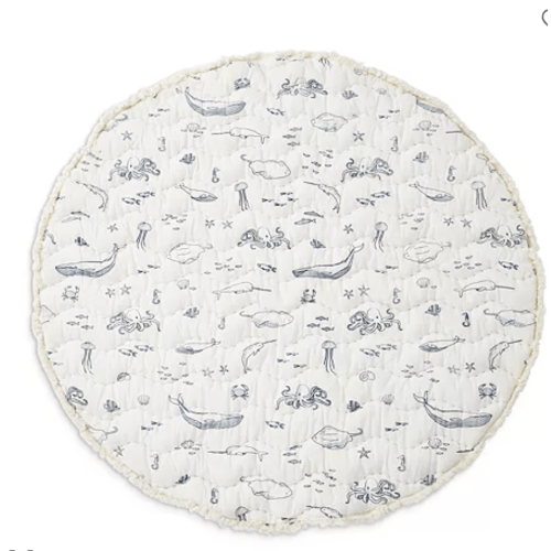 Life Aquatic Quilted Round Playmat