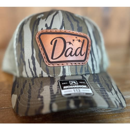 Dad Duck Hunter Shed Hunter SEWN LEATHER PATCH Richardson 112 Hat | Public Land Hunter | Father’s Day