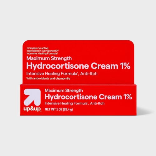 Anti-itch 1% Hydrocortisone Maximum Strength Intensive Healing Cream - 1oz - Up&up™