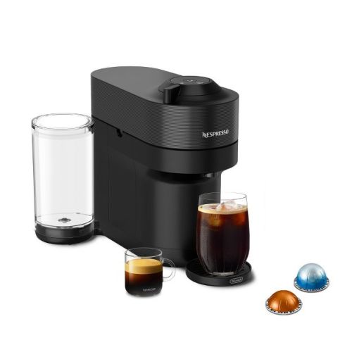 Nespresso Vertuo Pop+ Coffee And Espresso Maker By De'longhi, Pacific Blue: Removable Reservoir, 12 Capsules Included