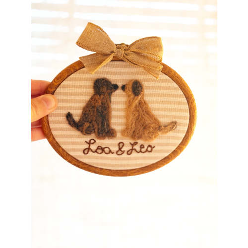 Medium Pet Portrait – Honey & Thread