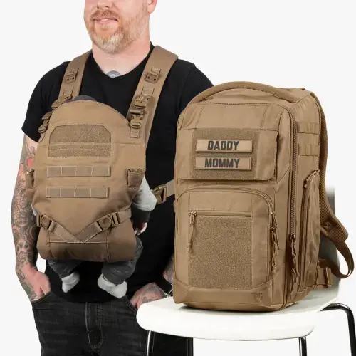 Everyday Backpack + Baby Carrier Bundle by Tactical Baby Gear