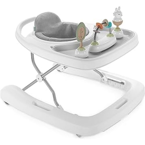 Ingenuity Step & Sprout 3-in-1 Foldable Baby Activity Walker with Removable Toys Ages 6 Months +, First Forest
