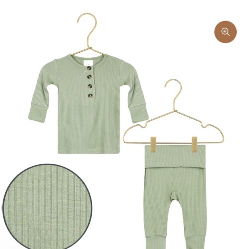 Ellis Ribbed Top + Bottoms