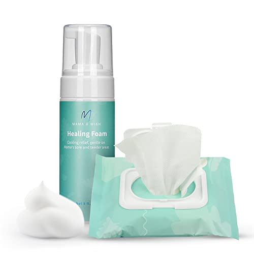 Mama & Wish Witch Hazel Foam and Pad Liners Bundle - Postpartum Essentials