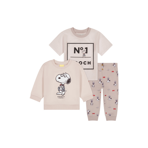 Baby Boy Snoopy Jogger, 3-Pack, Sizes 0-24 Months