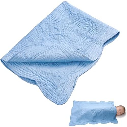 Lightweight Baby Quilt Cotton Blanket Durable Personlized Baby Blankets Four Seasons Cotton Quilted Blanket