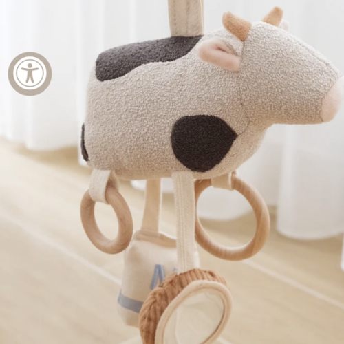 Little Lamb Kind Moo Moo Rattle