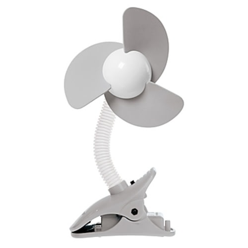 Dreambaby Deluxe Ezy-Fit Clip On Fan With Soft Fins - Grey