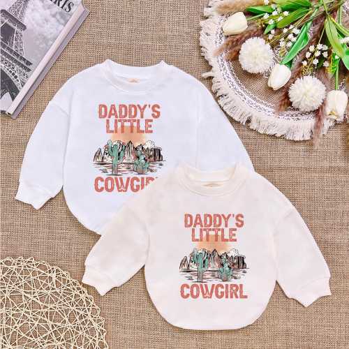 Daddy&#39;s Little Cowgirl Baby Bubble Romper, Western Theme Toddler Bodysuit, Country Girl Bodysuit, Newborn Baby Romper, Baby Shower Gift